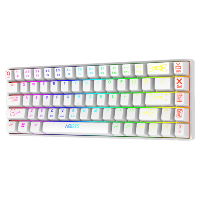 AQIRYS MIRA | 100% ANTI-GHOSTING | RGB | BLANC