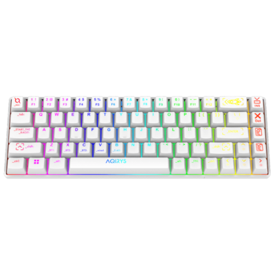 AQIRYS MIRA | 100% ANTI-GHOSTING | RGB | BLANC