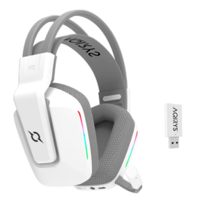 CASQUE SANS FIL AQIRYS ALYA 2,4 GHZ - BLANC