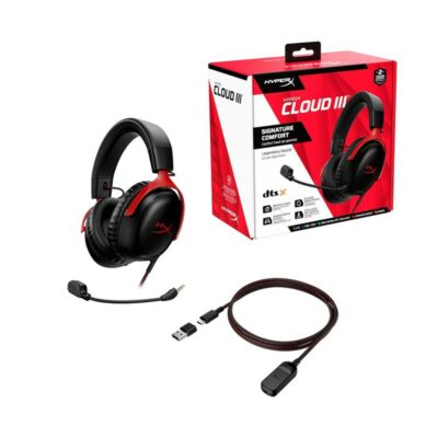HYPERX CLOUD III (NOIR/ROUGE)