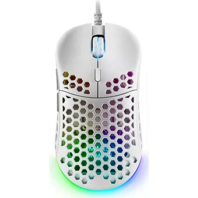 MARS GAMING MM55 MOUSE EXTREME-LIGHT RGB WHITE