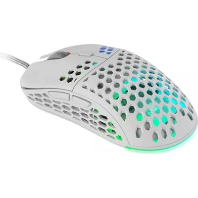 MARS GAMING MM55 MOUSE EXTREME-LIGHT RGB WHITE