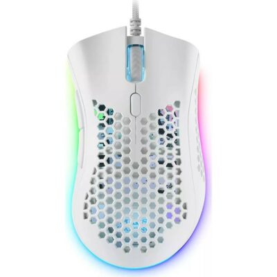 MARS GAMING MMEX MOUSE ULTRA-LIGHTWEIGHT RGB WHITE