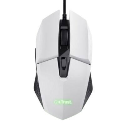 TRUST SOURIS GAMER GXT109W FELOX RÉTROÉCLAIRÉE - BLANC