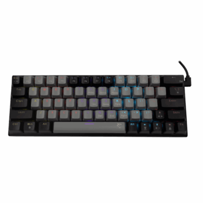 WHITE SHARK WAKIZASHI GK-002711 GREY-BLACK - RED SWITCH