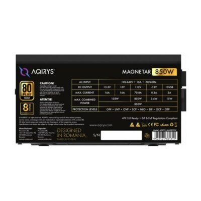 AQIRYS MAGNETAR 850W - NOIR