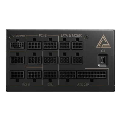 MSI MEG AI1300P PCIE5 - 80+ PLATINUM - FULL MODULAIRE