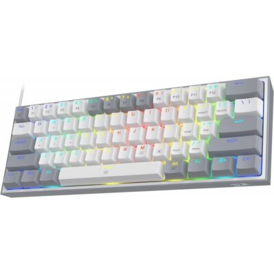 Redragon FIZZ K617 RGB White/Grey - Red Switch