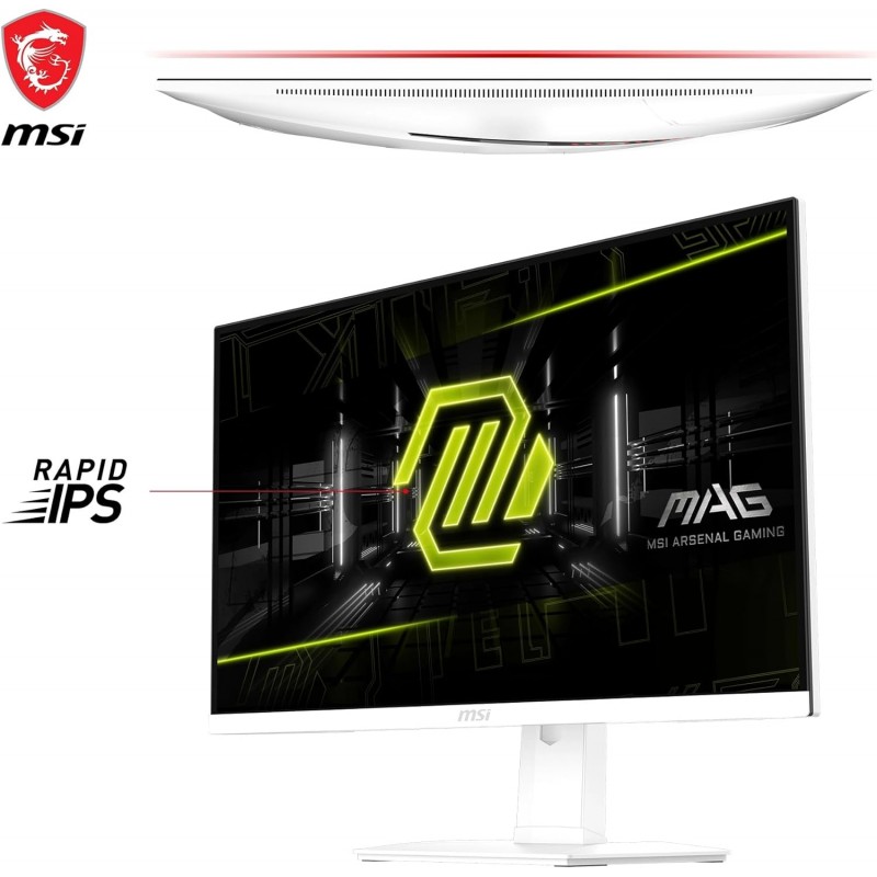 MSI MAG 274QRFW 27” IPS-QHD-180HZ-WHITE-PIV