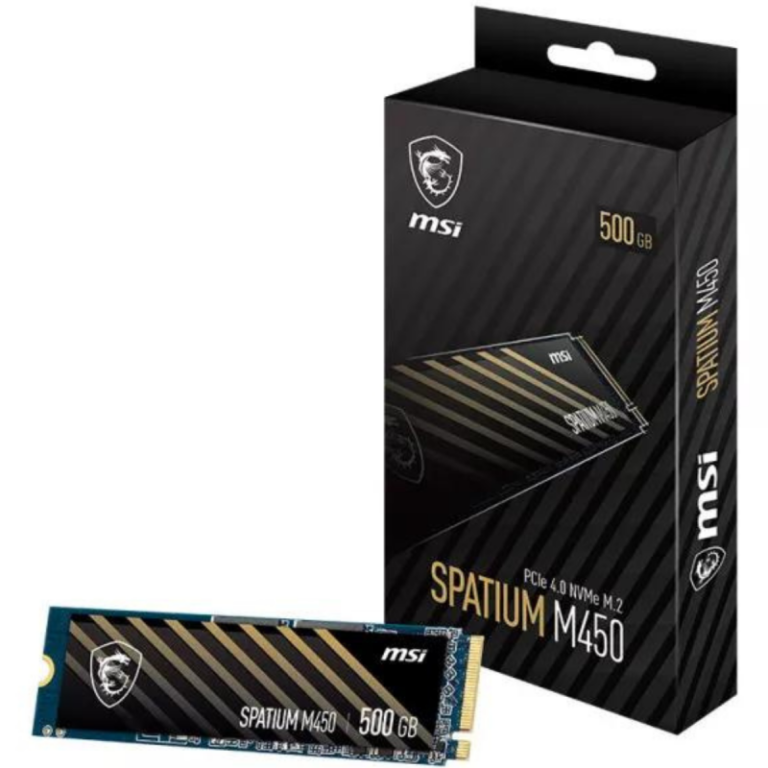MSI SPATIUM M450 PCIe 4.0 NVMe M.2 / 500 Go