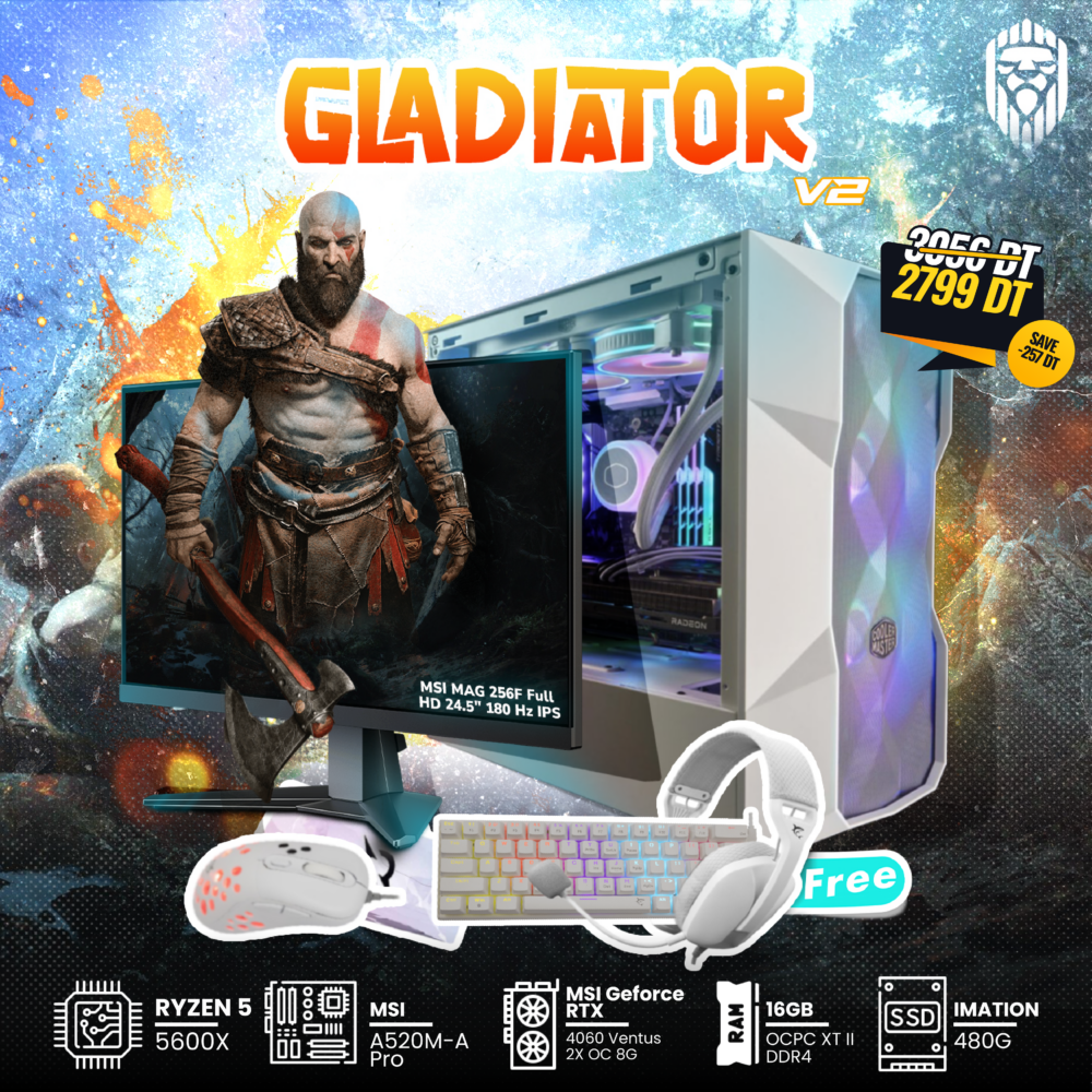 Cooler Master TD300 | RYZEN 5 5600X | RTX 4060 8G  | A520M-A Pro | 16GB RAM