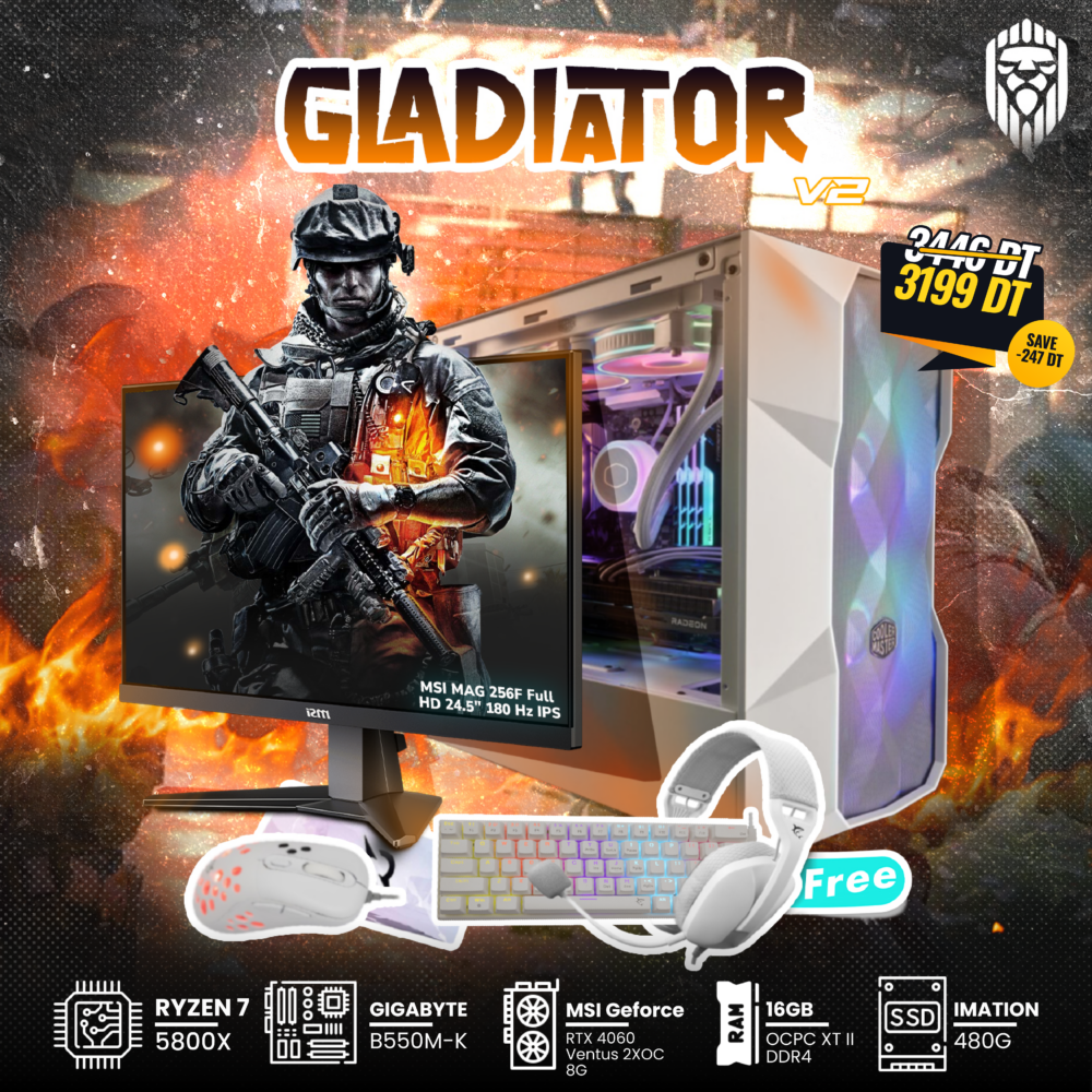 Cooler Master TD300 | RYZEN 7 5800X | RTX 4060 8G  | B550M-K | 16GB RAM
