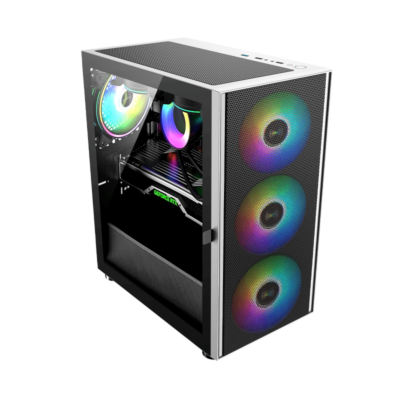 Boîtier Gamer FPMAX CL5506W mini-tour / Blanc