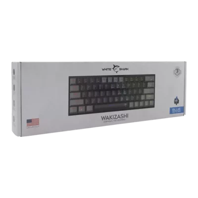 White Shark Wakizashi Mechanical Black Gaming Keybaord | BlueSwitch