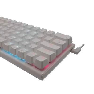 WhiteShark Wakizashi Mechanical White Gaming Keybaord | BlueSwitch