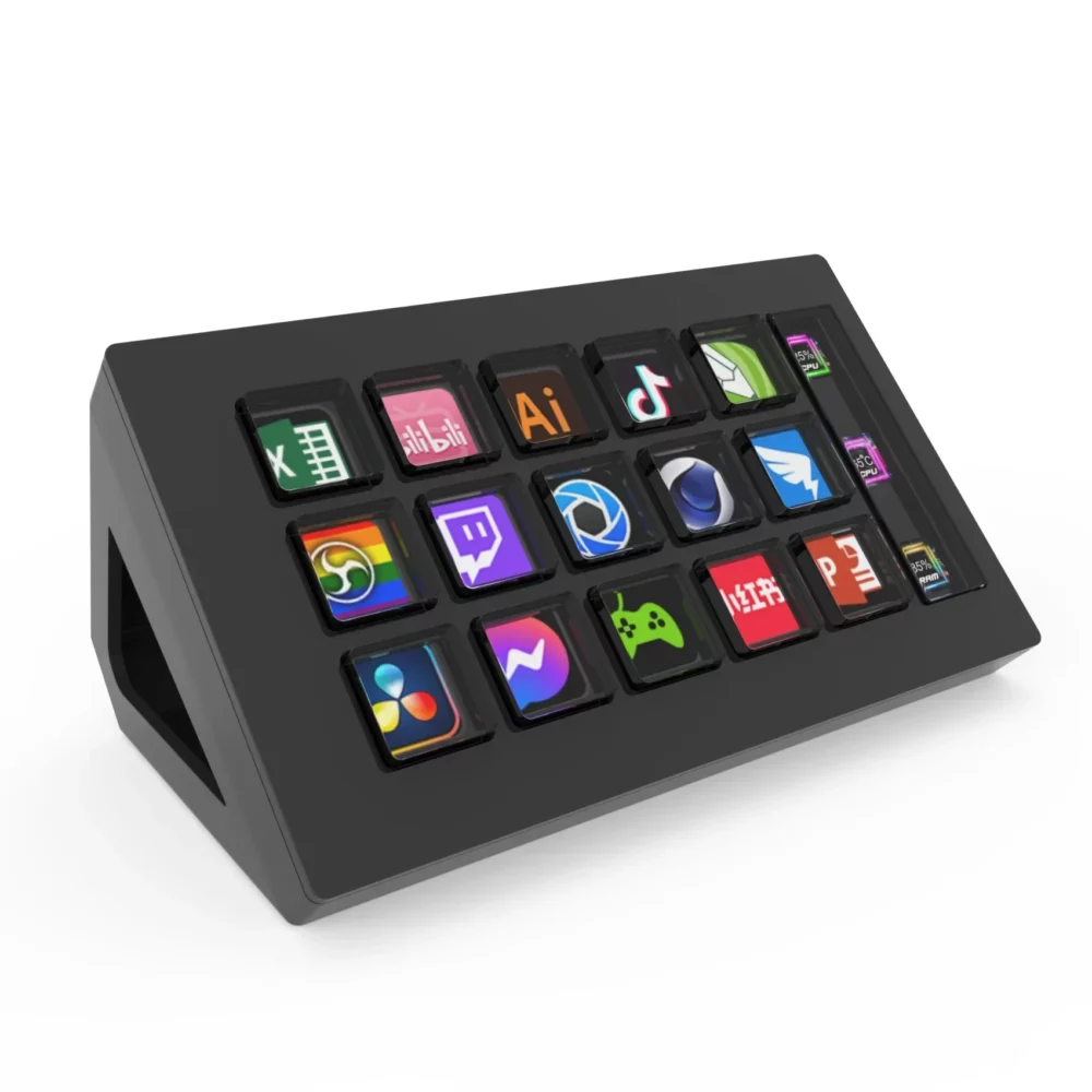 StreamDeck Mini Visual Keyboard 15Keys – Black