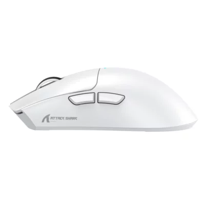 ATTACK SHARK X11 Wireless Gaming Mouse with Charging Dock - White-2