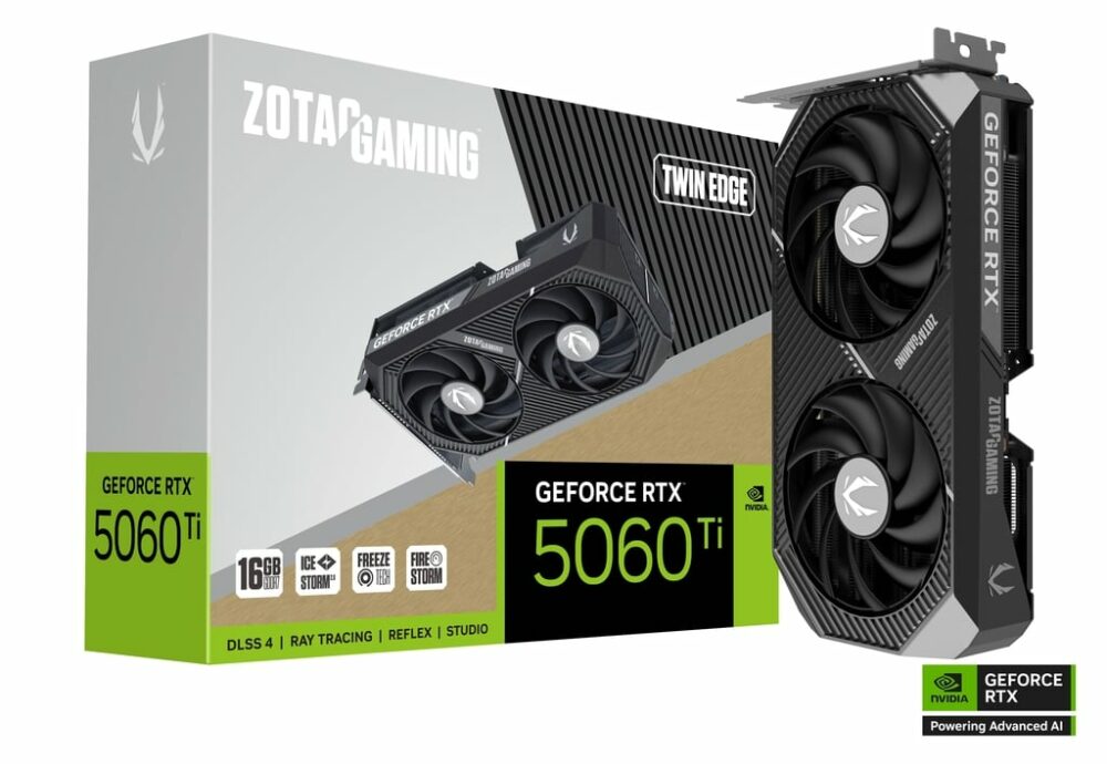 ZOTAC GAMING RTX 5060TI TWIN EDGE 16GB GDDR7