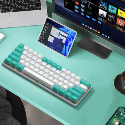 REDRAGON FIDD K683-WB RGB - RED SWITCH