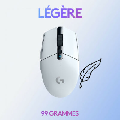 Logitech G305 LIGHTSPEED Wireless Gaming Mouse - WHITE - 2.4GHZ – Image 4