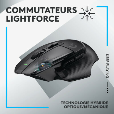 Logitech G502 X LIGHTSPEED Wireless Gaming Mouse - BLACKCORE - 2.4GHZ -1