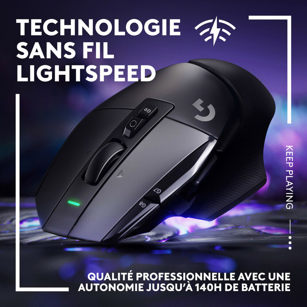 Logitech G502 X LIGHTSPEED Wireless Gaming Mouse - BLACKCORE - 2.4GHZ -2