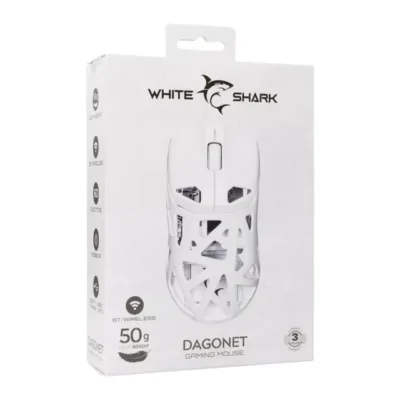 White Shark WGM-5019 DAGONET Wireless - WHITE