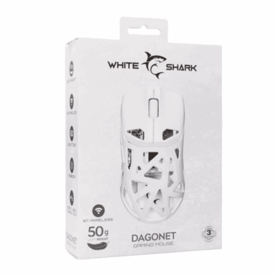 White Shark WGM-5019 DAGONET Wireless - WHITE