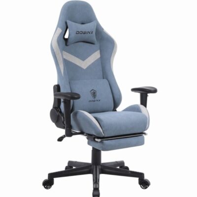 chaise-gaming-dowinx-ls6668-bleu-avec-fonction-massage-et-repose-pied