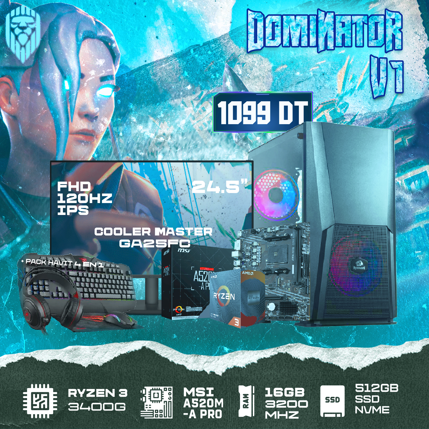 domnator-v1-ryzen-3-3200g-16gb-ram-512gb-ssd-ecran-24-120hz-1ms-pack-accessoires