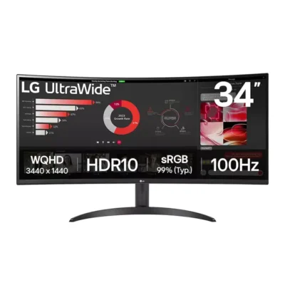 Ecran LG 34"- UltraWide | 2K WQHD 5 ms / VA / 100 Hz
