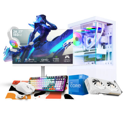 PC Gaming Intel i5 14600KF RTX 5070 12G 16GB DDR4 SNOWWHITE INFINITY X1 QHD 27 White Expert Gaming Tunisie