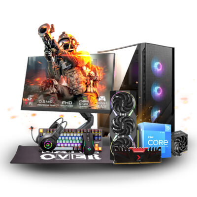 PC Gaming Intel i5 12400F RTX 5060 Ti 16G 16GB DDR4 CrystalStorm X1 Pack Écran 190Hz Expert Gaming Tunisie