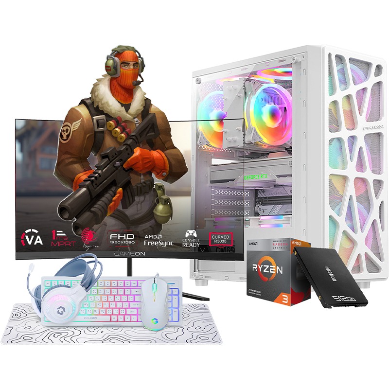 frostline-x1-ryzen-3-3200g-a520m-r-ddr4-16gb-ram-24-fhd-120hz-pack-accessoires-4-en-1