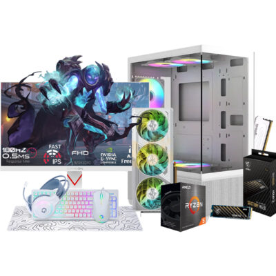 nitropulse-x4-ryzen-5-8400f-arc-b580-12gb-16gb-ram-24-qhd-180hz-pack-accessoires-4-en-1-white