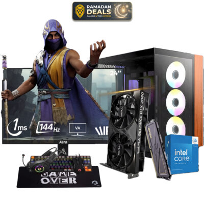 drakeforce-x4-intel-i5-13400-rtx-5060-8g-h610m-e-pro-16gb-ram-24-fhd-144hz-pack-accessoires-4-en-1