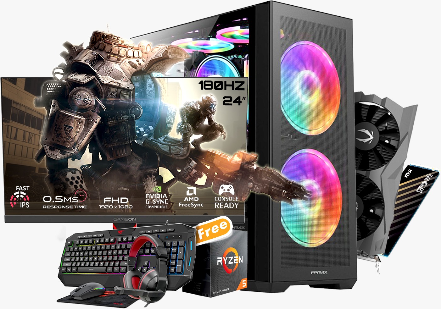 titans-x2-ryzen-5-5500-rtx-3050-6g-16gb-ram-24-fhd-180hz-pack-accessoires-4-en-1