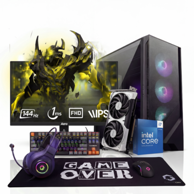 PC Gaming Intel i7 14700KF RTX 5060 8G 16GB DDR5 Clutch Master X4 Ecran 144Hz Expert Gaming Tunisie