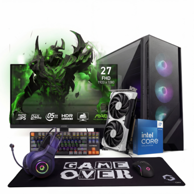 PC Gaming Intel i7 14700KF RTX 5060 8G 16GB DDR5 Headshot Beast X4 Ecran 240Hz Expert Gaming Tunisie