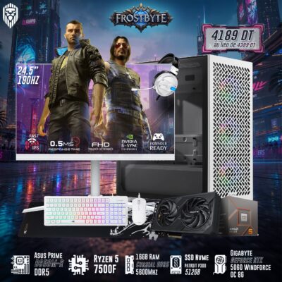 frostbyte-v1-b650m-r-ddr5-ryzen-5-7500f-f-rtx-5060-8g-16gb-ram-ecran-24-5-190hz-pack-accessoires