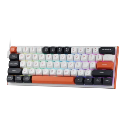 redragon-fidd-k683-65-blanc-bleu-orange-triple-mode tunisie 1