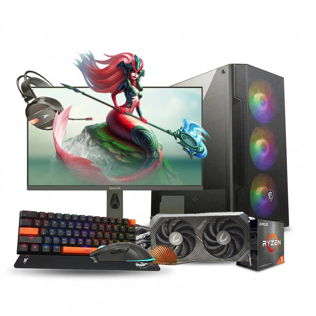 Shadow X1 | Ryzen 5 5600 | RTX 5060 Ti 16G | 16GB RAM | Ecran 24.5" 240 HZ | PACK ACCESSOIRES