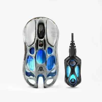GravaStar Mercury M1 Pro souris gaming sans fil RGB avec capteur PAW3395 et design ultraléger