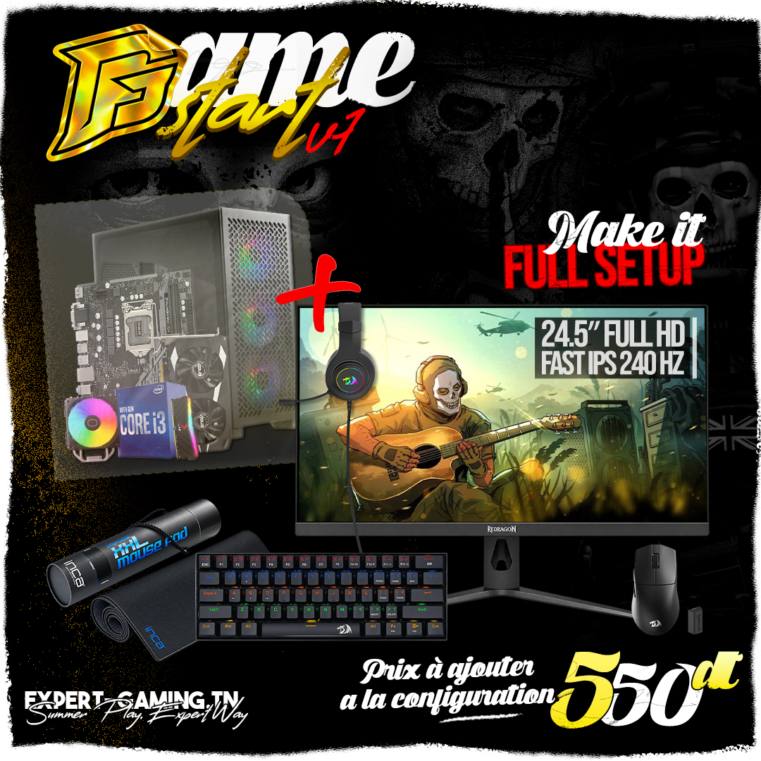 gamestart-v1-intel-i3-10105f-rtx-3050-6g-16gb-ddr4-ecran-24-5-240hz-pack-accessoires