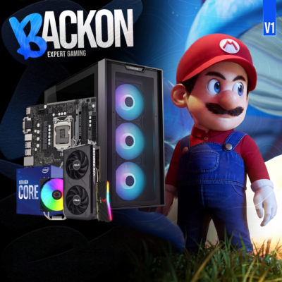 PC Gaming Intel i3 10105F RTX 5050 8G 16GB DDR4 BACKON V1 ARGB Expert Gaming Tunisie