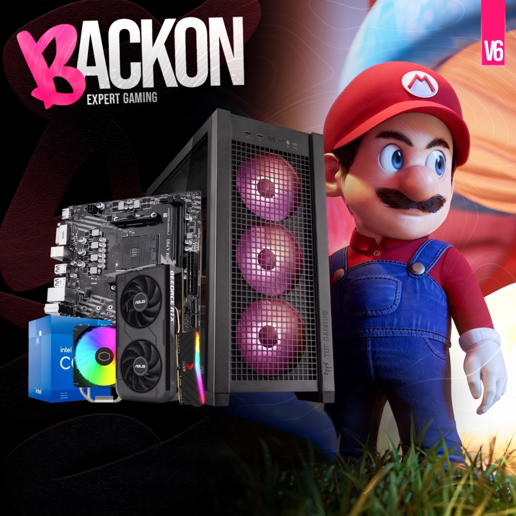 PC gamer Intel i5 BACK-ON V6 avec RTX 5050 8GB et RAM RGB – Expert Gaming Tunisie