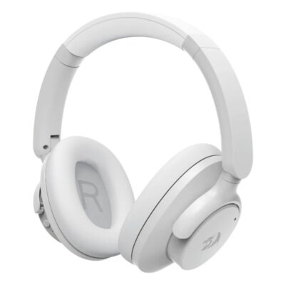 Casque gaming Redragon Vibecore H610 blanc avec micro rétractable et coussinets memory foam
