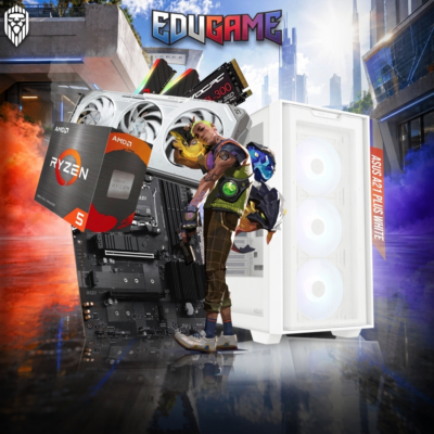 PC gamer AMD Ryzen RX 9060XT 16GB EDUGAME X3 - Expert Gaming Tunisie