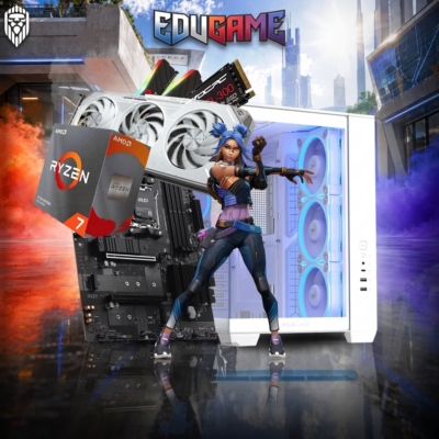 PC gamer Ryzen 7 7800X3D EDUGAME X6 avec RX 9060XT 16Go – Expert Gaming Tunisie
