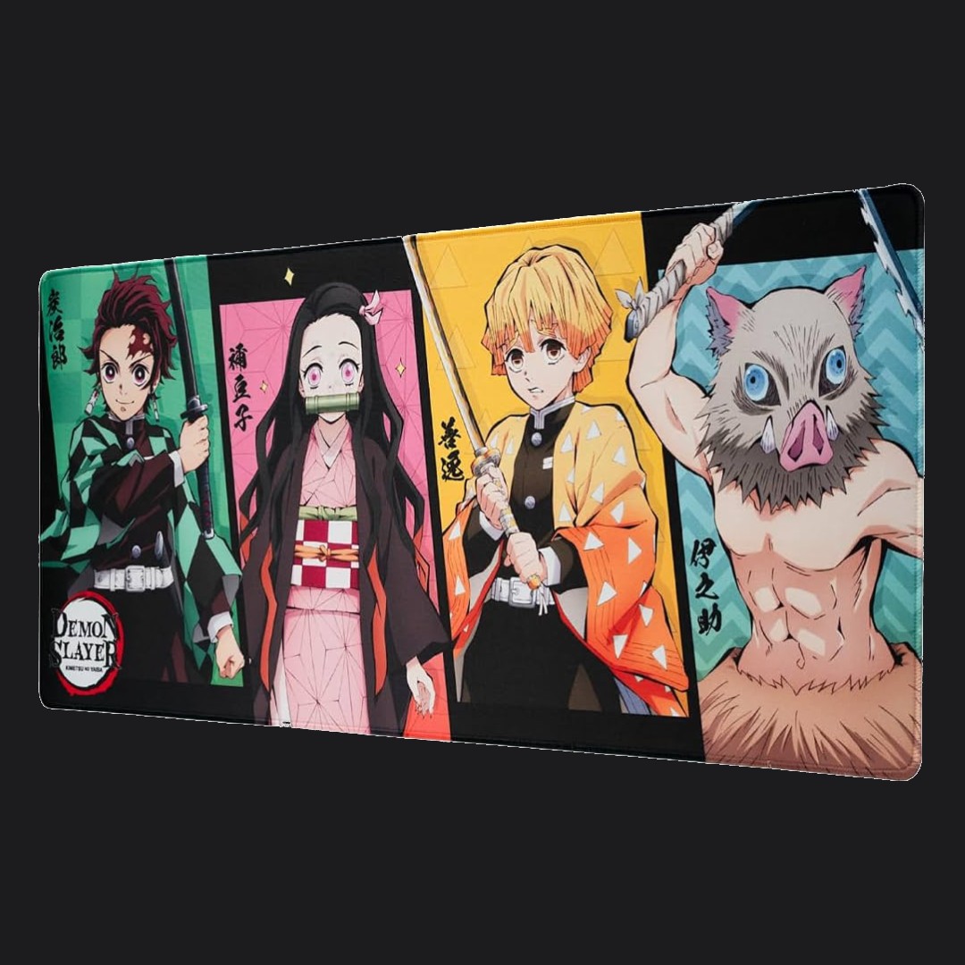 Tapis de souris XXL gaming Demon Slayer Grupo Erik design manga anime